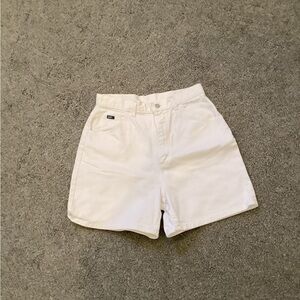 Lee Women's White Jean Shorts